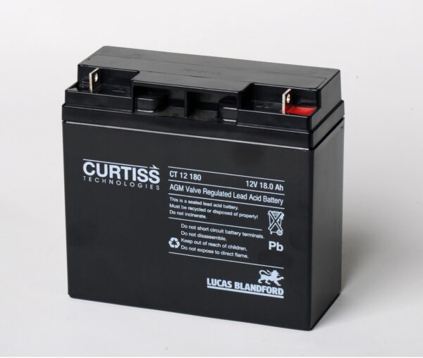 Batería Curtiss 12 V 18AH/HR T3