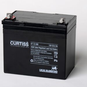 Batería Curtiss 12 V 33AH/HR T5