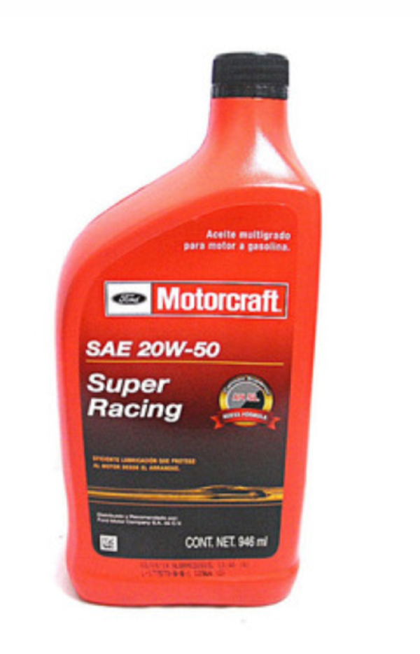 Motorcraft20W50  Caja de 12	1 Lt.	Bencinero	SEMI-SINTETICO
