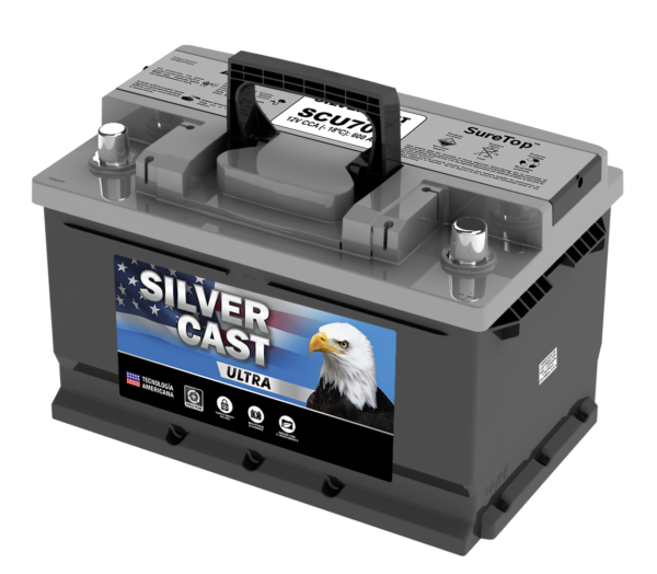 Batería Ultra 70Amp 600 CCA C/Pestaña