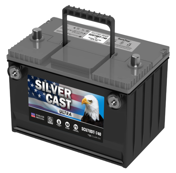 Batería Ultra 90Amp 740 CCA C/Pestaña