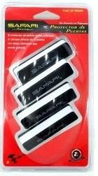 PROTECTOR DE PUERTA NEGRO 4XSET