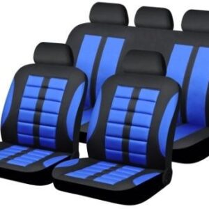 CUBRE ASIENTO AZUL/BLK 9XSET