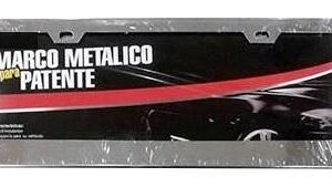 PORTA PATENTE CHILE CROMADA