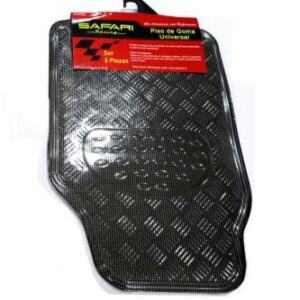 PISO GOMA METALIZADO CARBON 5XSET