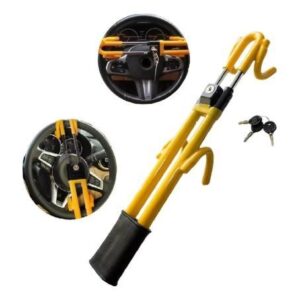 TRABA VOLANTE AMARILLO C/MANGO NEGRO