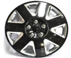 TAPA DE RUEDA 14" NEGRO/GRIS METALIC