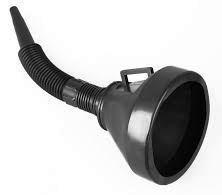 EMBUDO NEGRO C/BORDE PARA NO DERRAME