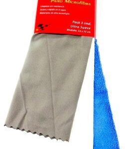 PAÑO DE MICROFIBRA 35X35CM 3XSET