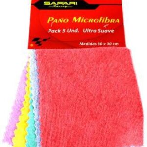 PAÑO DE MICROFIBRA 30X30CM 5XSET