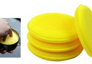 ESPONJA DE CERA AMARILLA 10.5CM (4PCS)