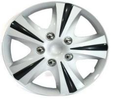 TAPA DE RUEDA 15" GRIS / NEGRO