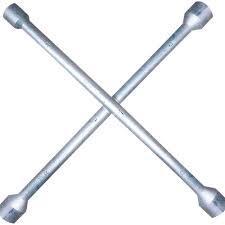 LLAVE CRUZ 14"X14MM SILVER 17X19X21X23MM