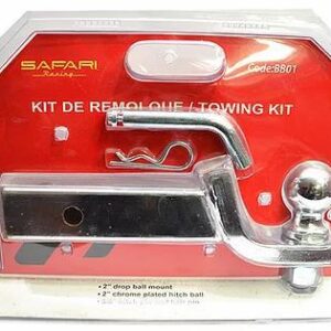 GANCHO REMOLQUE CROM. 2" BOLA 2" SEGURO 6000LB