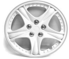 TAPA DE RUEDA 15" BLANCO/SILVER