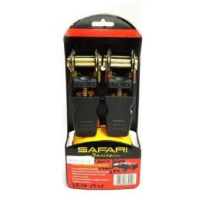 CORREA DE AMARRA 350KG 2PCS GANCHO SIMPLE